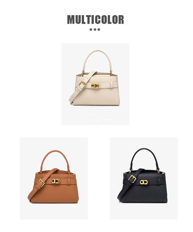 Simple Fashion Soft Cowhide Ladies Shoulder Bag Crossbody Bag for Women in Daily Life