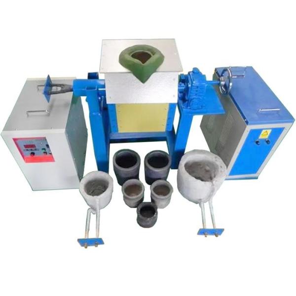 Durable Stainless Steel Metal Smelting Furnace Medium Frequency Silver Melting