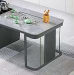 Modern Minimalist Tempered Glass Stainless Steel Fire Stone Fully Automatic
