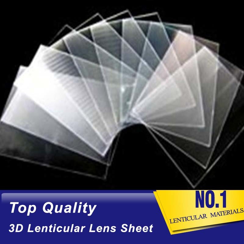 100lpi 3D lenticular lens sheet Blank lenticular Optical Grating Sheets for Flip Animation Zoom Morph Cards Colombia