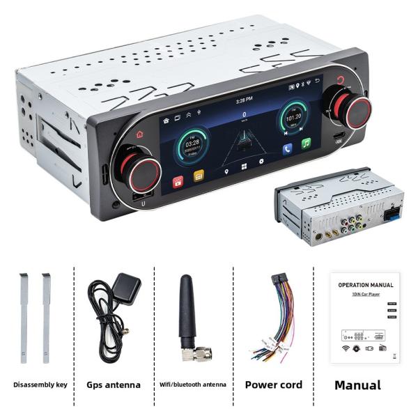 5006-J(AN-060) All-In-One Android Car Navigation Machine 5.1inch Carplay GPS Navigator Cross-Border 5.1inch Carplay Navigation