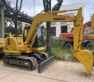 Wholesale Japan six tons of second-hand strong power mini Komatsu crawler excavator PC60-7 from china suppliers