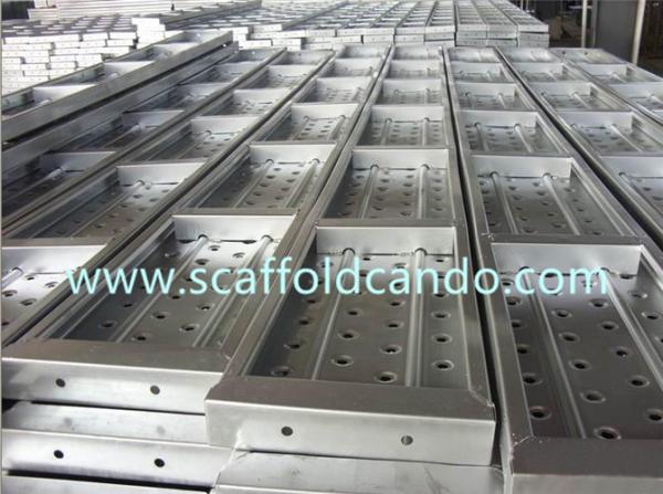 Galvanized steel board steel plank platform silver 240*45*1.1*2000mm, 240*45*1.1