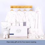 Roupas de bebe Newborn Clothes Baby Gift 100% Cotton Solid Newborn Baby Sets