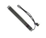 1U UK/EU Type Network Cabinet Accessories For 19 Inch International Standard