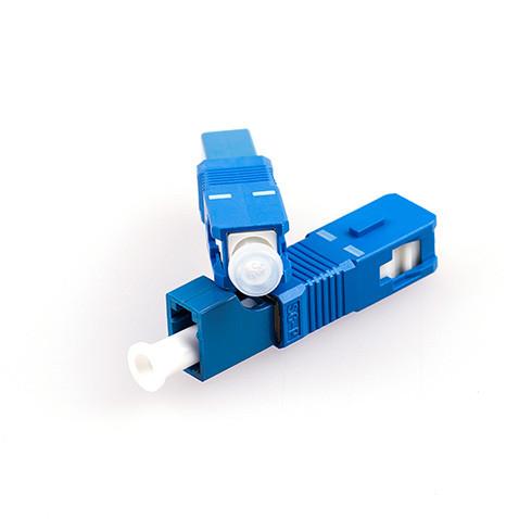 LC Female To SC Male Hybrid Fiber Optic Adapter, single mode fiber sc to lc