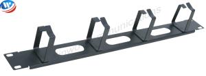 Wholesale 4PCS Metal Rings Horizontal Cable Manager Data Center Server Rack from china suppliers
