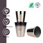 40ml Funnel Shaped Empty Foundation Bottle With Luxurious Black And Gold