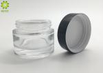 30ml Glass Cream Container Thick Bottom 1oz Clear Glass Jar