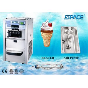 Wholesale 3 Flavor Soft Serve Commercial Ice Cream Maker , Restaurant Ice Cream Machine from china suppliers