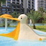 High Strength Frog Water Slide For Children Pool Water Park Durable