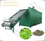 DWF Series Conveyor Belt Dryer Gas Heating Touch Screen Control 50 - 140 ℃