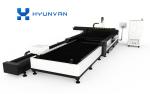 Plates And Pipes Fiber Laser Cutting Machine With Exchange Table HYY-1530GW