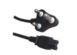 Copper Conductor International Extension Cord , 3 Pin Computer Ac Power Cable