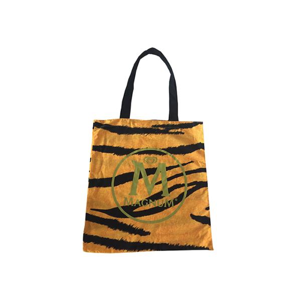 Foldable Eco Tote Bag Water Printing Full Size Soft Durable 135Gsm 100% Cotton