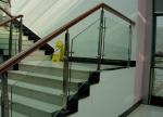 Modern Apartment Design Tempered Laminated Glass Stair Balustrade with CE