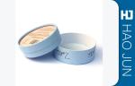 Recyclable Cosmetic Paper Boxes With Lids , Small Round Tubes For Brusher