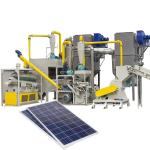 Solar Panel Recycling Production Line for Photovoltaic Cell Crushing Separating
