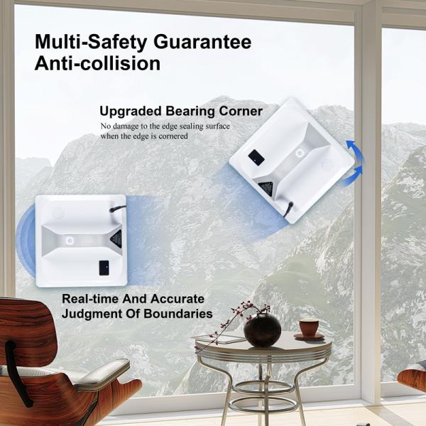 App Controlled Cordless Robot Window Cleaner 2.5min/M2 Glasses Wall Cleaning Robot