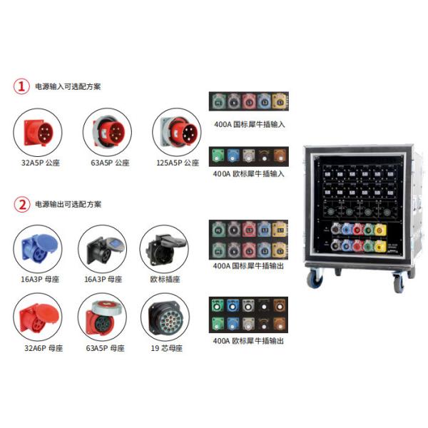 Three-Phase 50Hz Distribution Box Professional Audio and Video Lighting Controller