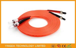 Wholesale SMA905 ST / UPC Multimode Fiber Optic Patch Cord , Mm Duplex Fiber Optic Jumper from china suppliers