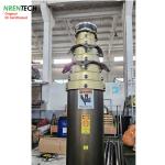 10m non-lockable pneumatic telescopic mast 70kg payloads-2m closed height
