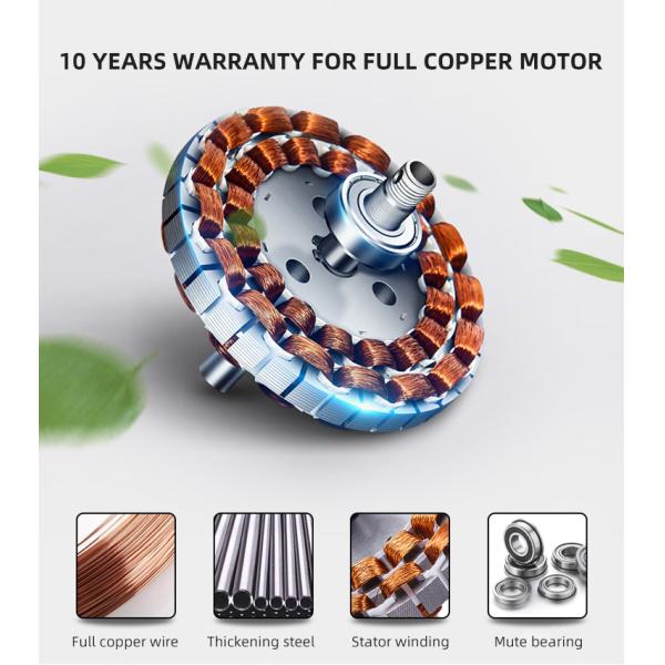 Decorative 2000 lumen Home Metal Blade Ceiling Fan Chandelier 90lm/w