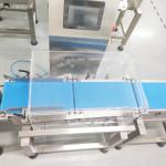 Automatic Food Packaging Checkweigher Machine Touch Screen With Belt