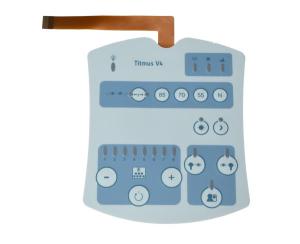 Wholesale Silk Screen Printing LED Membrane Switch 0.1-0.4mm Black from china suppliers