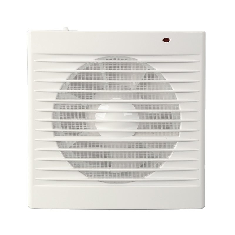 AC Electric 6 Inch Bathroom Wall Mounted Louver Axial Air Extractor Fan in White/Black