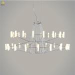 Home Hotel Metals Art Baking Paint White Silver LED Modern Pendant Light