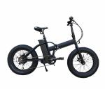 Bafang Motor Electric Folding Bike With Fat Tires , Max Speed 35-40km/H