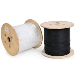 1 2cores LSZH Jacket Three Steel Wire Single Mode Fiber Optic Cable Ftth Drop