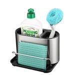Sustainable Steel Kitchen Sink Caddy Organizer With Knife Block And Holder