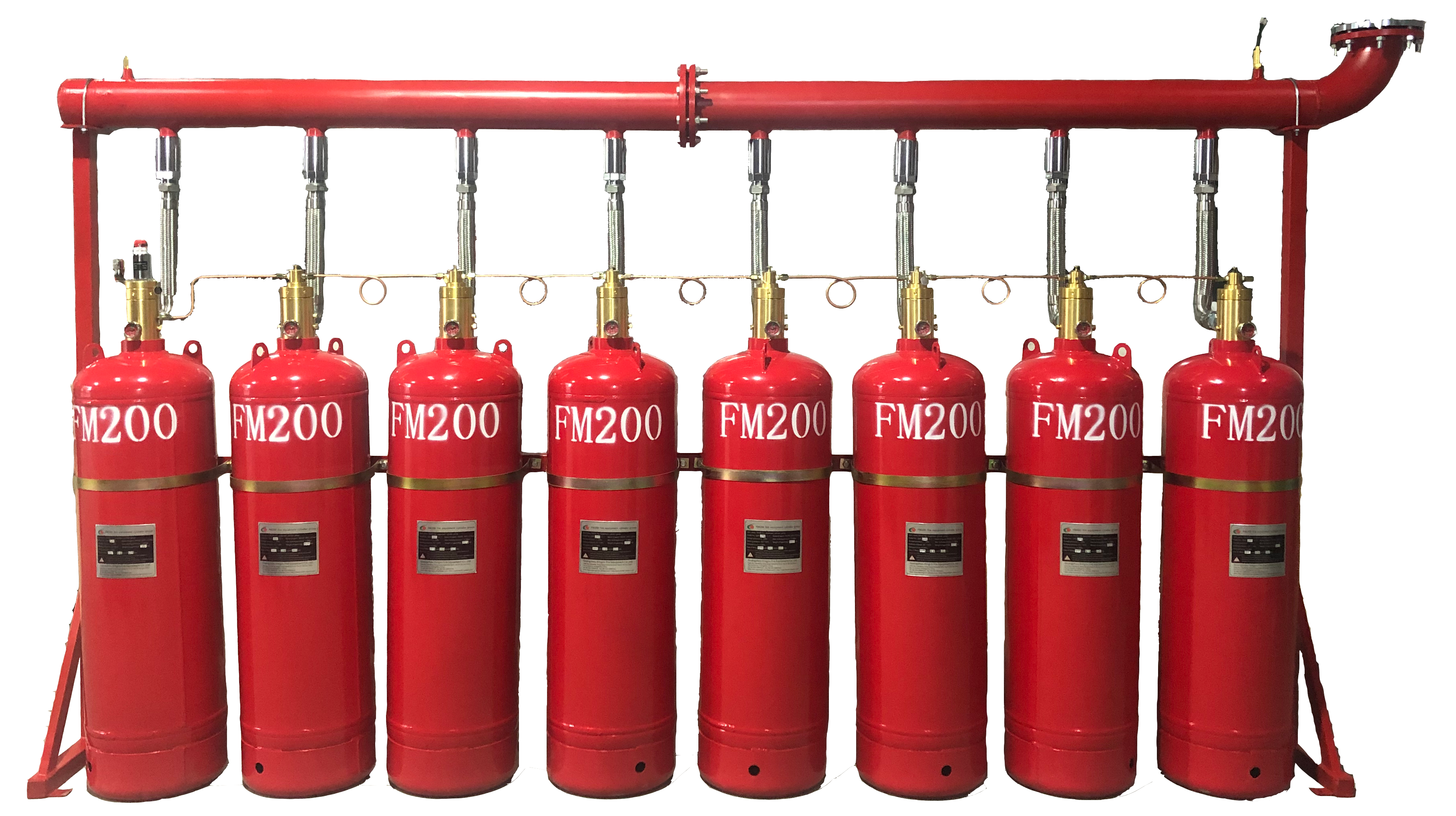 Non Corrosive FM200 Fire Suppression System Fm 200 System 95kg