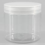 PET Plastic 95mm 13.52oz Clear Plastic Cosmetic Containers