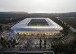 Light Prefab Metal Gym Buildings Pre Engineered Steel Stadium