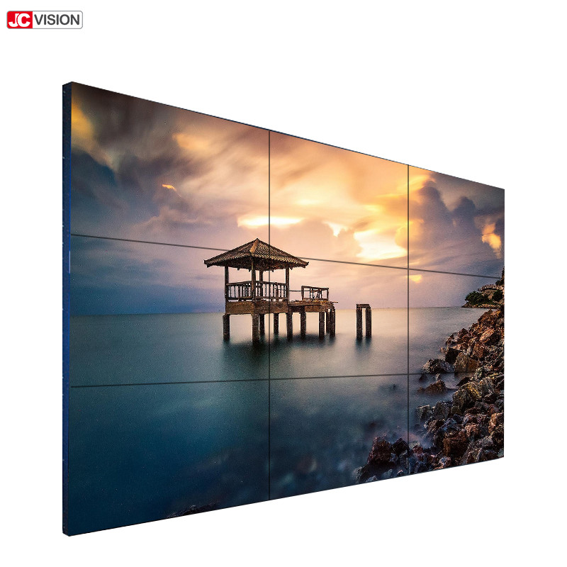 LED Commercial Wall Display , Infrared Remote Control Narrow Bezel Video Wall