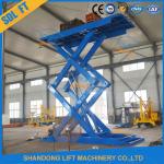 Portable 3000kgs 5M Basement Scissor Car Parking Lift