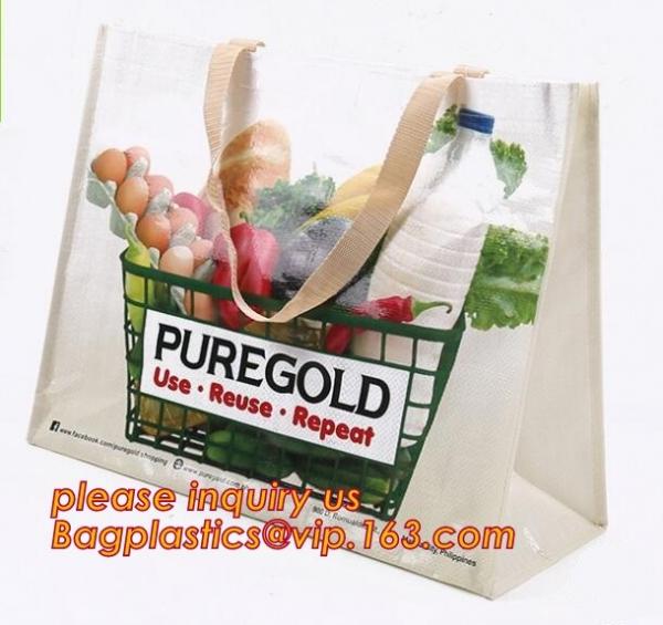 Wholesale custom logo eco-friendly shopping bag recyclable shopping bag pp woven shopping bags,Promotion PP Woven Lamina