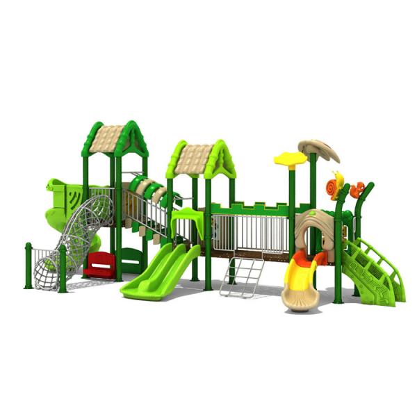 Customized Commercial Theme Park Plastic Slide For Kids Amusement Outdoor