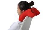 U Shaped Memory Foam Neck Pillow Cushion Cotton / Spandex Fabric Outer Cover