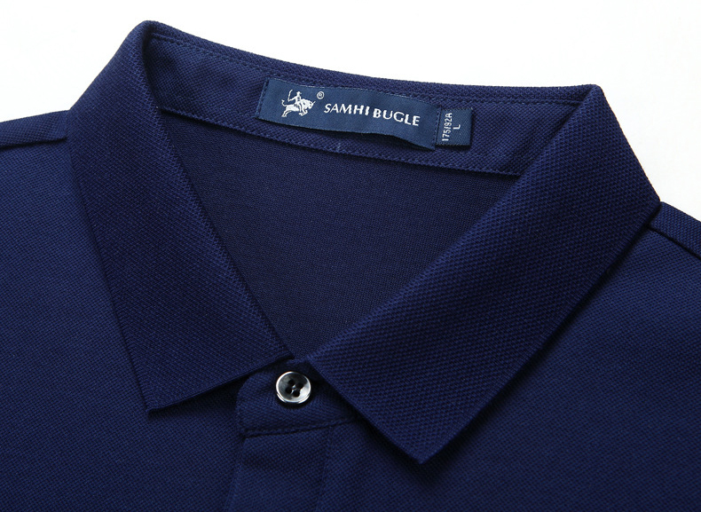 Sublimated Cotton Polo T Shirts Men Knitted Sport Blank Fabric Shirts
