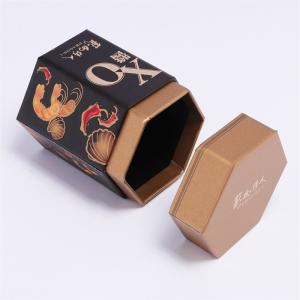 Wholesale Tea Gift Box Customization Exquisite Gift Box Heaven and Earth Cover Fine Hexagonal Seasoning Box Customization from china suppliers