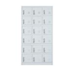 Vertical 18 Doors Gym School Metal Lockers Cloth Storage Cabinet