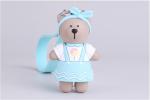 Custom Cute Soft PVC Rubber Teddy Bear Miniature Key Chain Souvenir For Sale