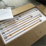 ZT-526 bling wedding candelabra centerpieces 12 arms gold with clear candle