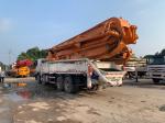 ISO90001 49m Refurbished Concrete Boom Truck White Color Actros Chassis