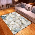 Marble living room carpet, bedroom, dining room floor mat size can be customized