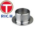 304 316l Stainless Steel Pipe Fitting Tube End Silver Color With Polishing